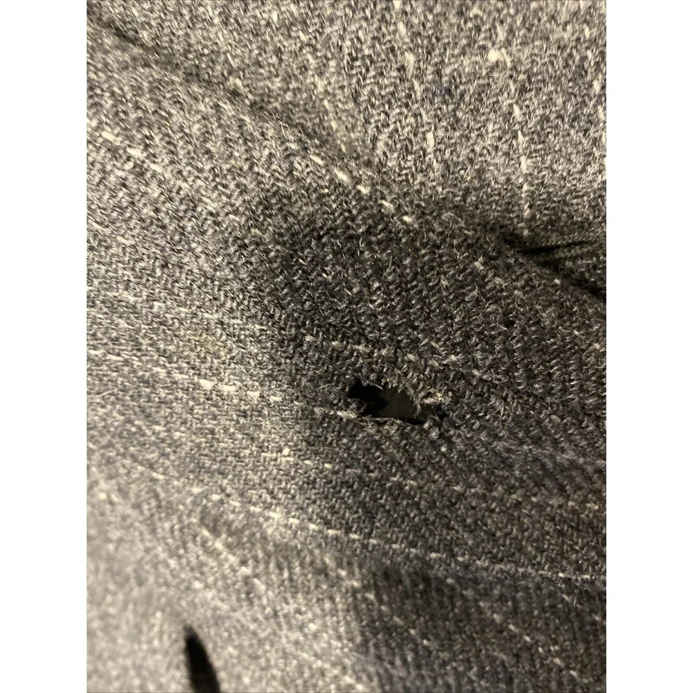 Hugo Boss Harris Tweed Pin Strip Jacket 100% Virgin Wool 42L Mens Vintage‎